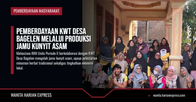 Pemberdayaan KWT Desa Bagelen melalui Produksi Jamu Kunyit Asam