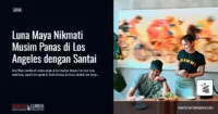 Me Time ala Luna Maya di Los Angeles, Menikmati Musim Panas dengan Cara yang Sederhana