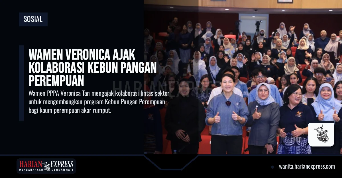 Wamen Veronica Ajak Kolaborasi Kebun Pangan Perempuan